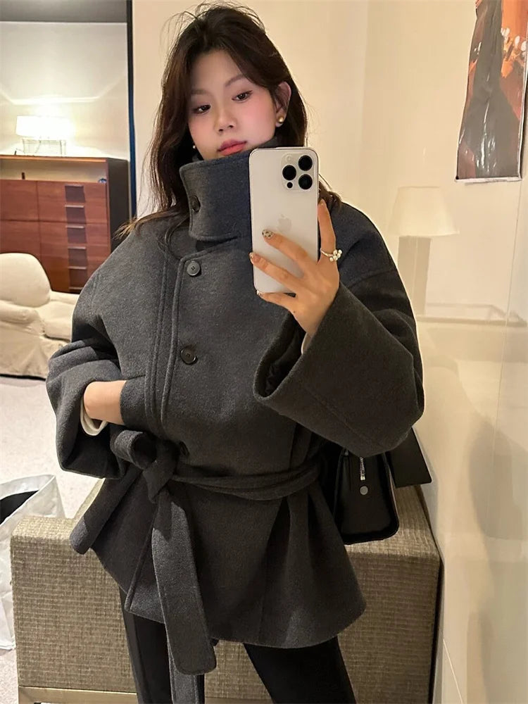 Charlene High Collar Coat