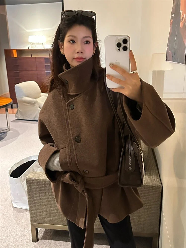 Charlene High Collar Coat