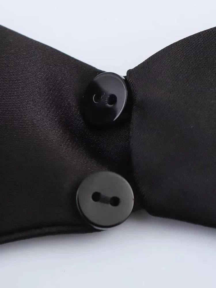 Colleen Satin Halter Draped Mini Dress