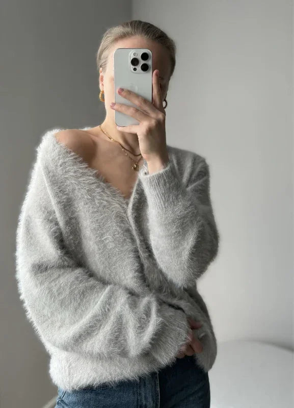 Terry Cozy Knitted Cardigan