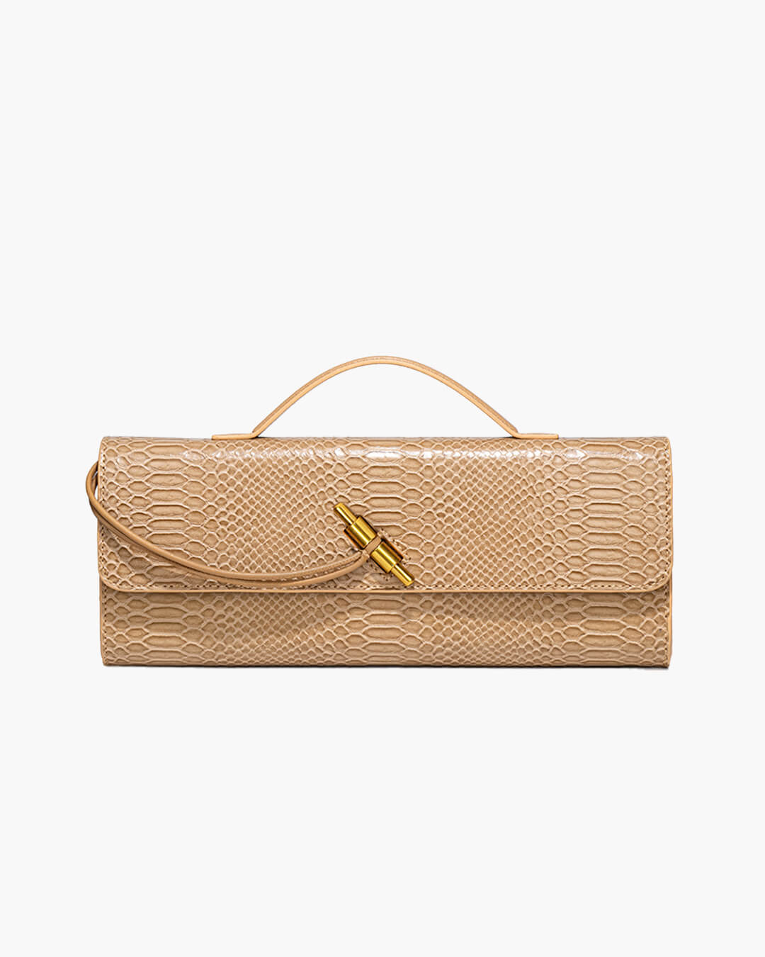 Bianca Croc-Embossed Leather Bag