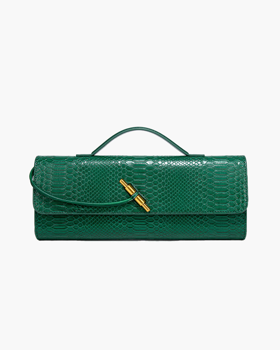 Bianca Croc-Embossed Leather Bag