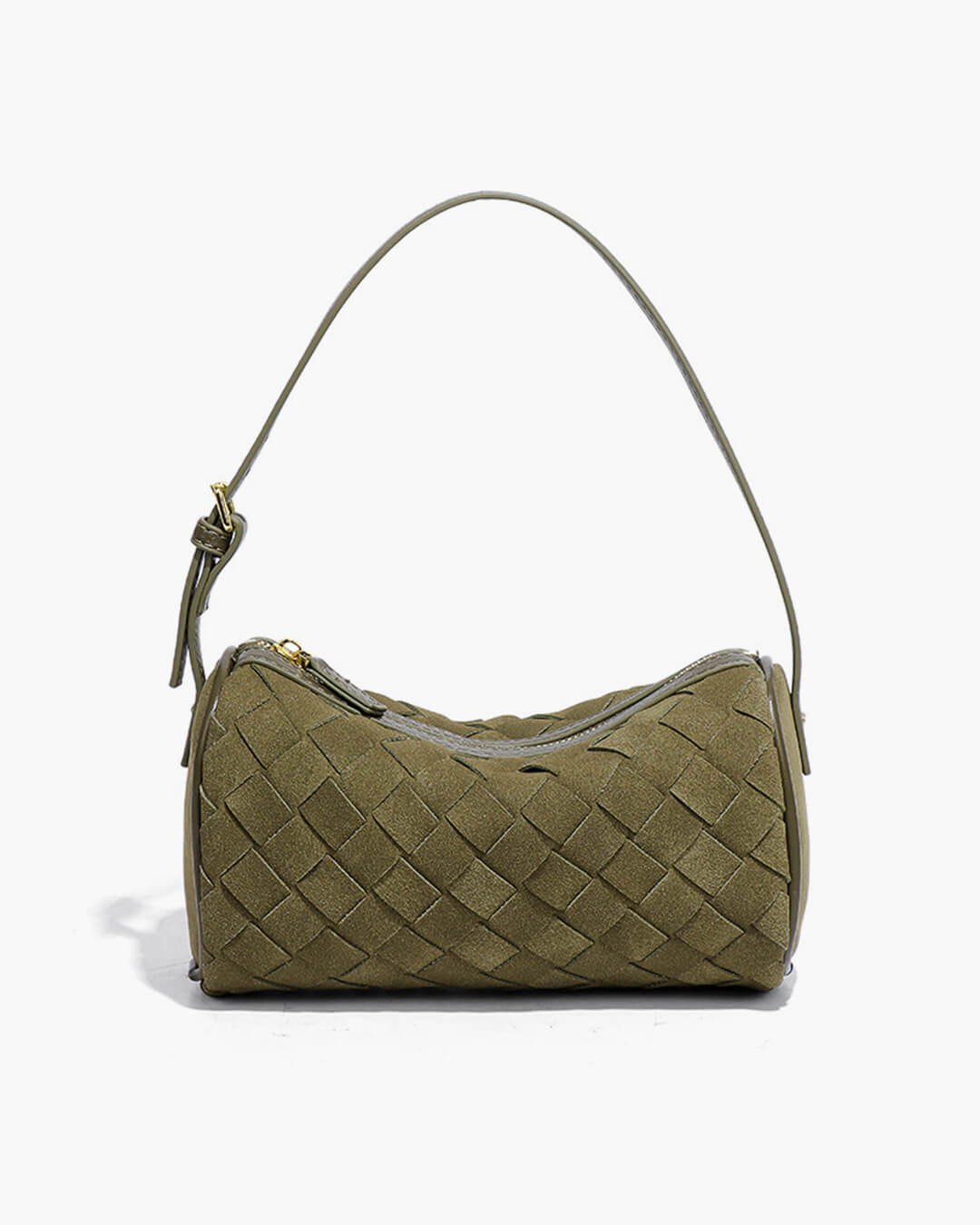 Jessica Woven Suede Bag