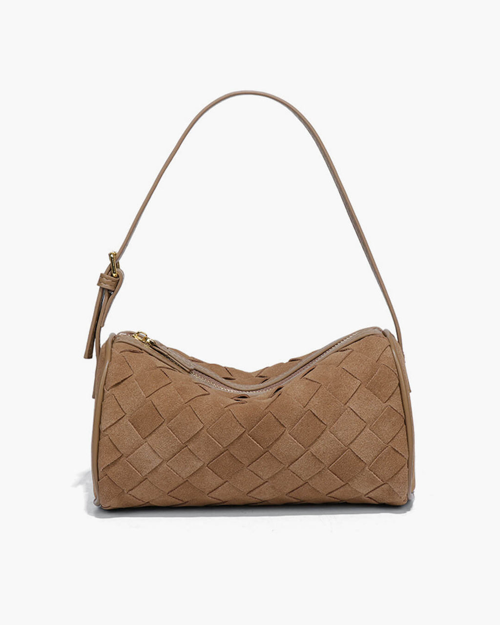 Jessica Woven Suede Bag