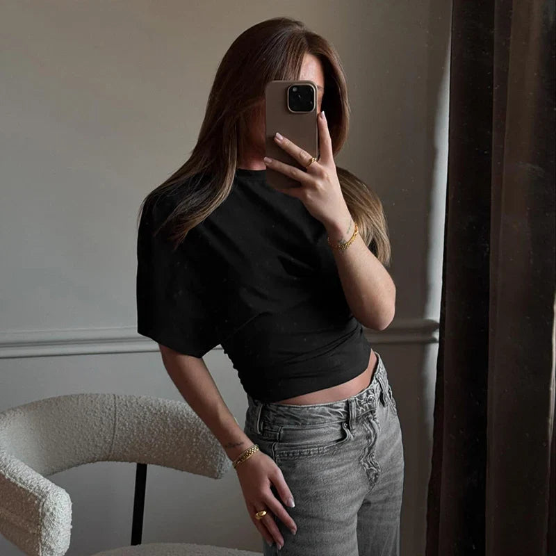 Slim Waist Loose Top