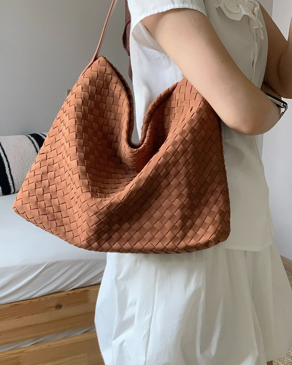 Chelsea Suede Tote Bag