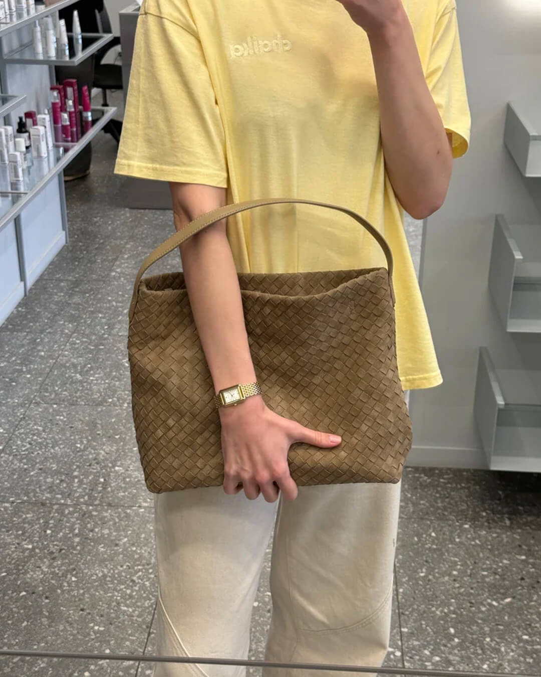 Chelsea Suede Tote Bag