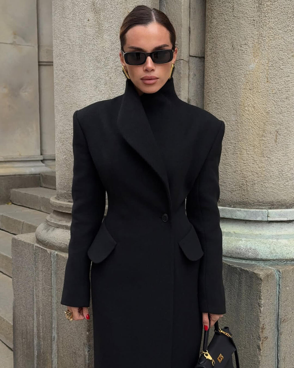 Genevieve Tailored Maxi Coat