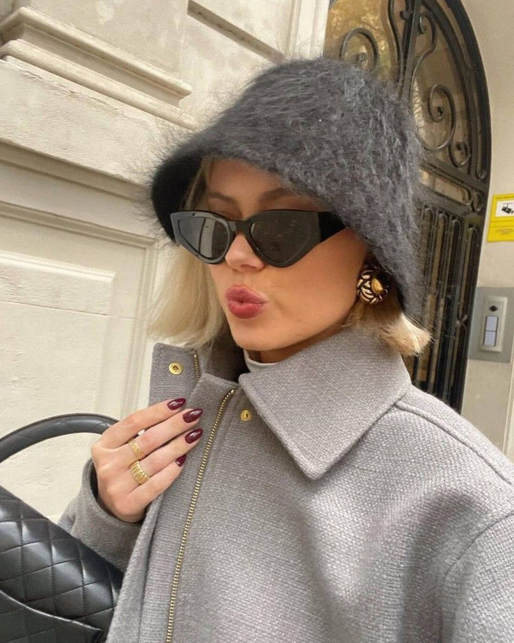 Kyla Fuzzy Bucket Hat