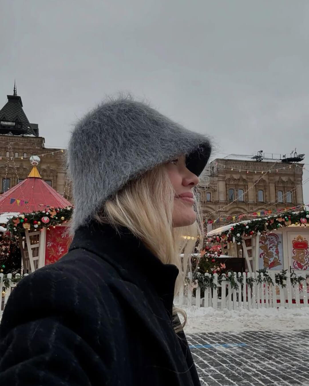 Kyla Fuzzy Bucket Hat