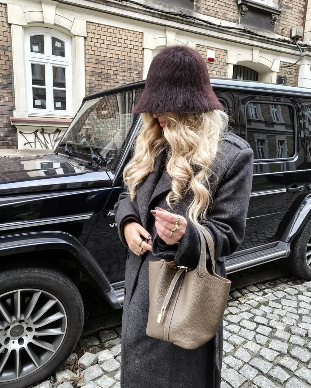 Kyla Fuzzy Bucket Hat