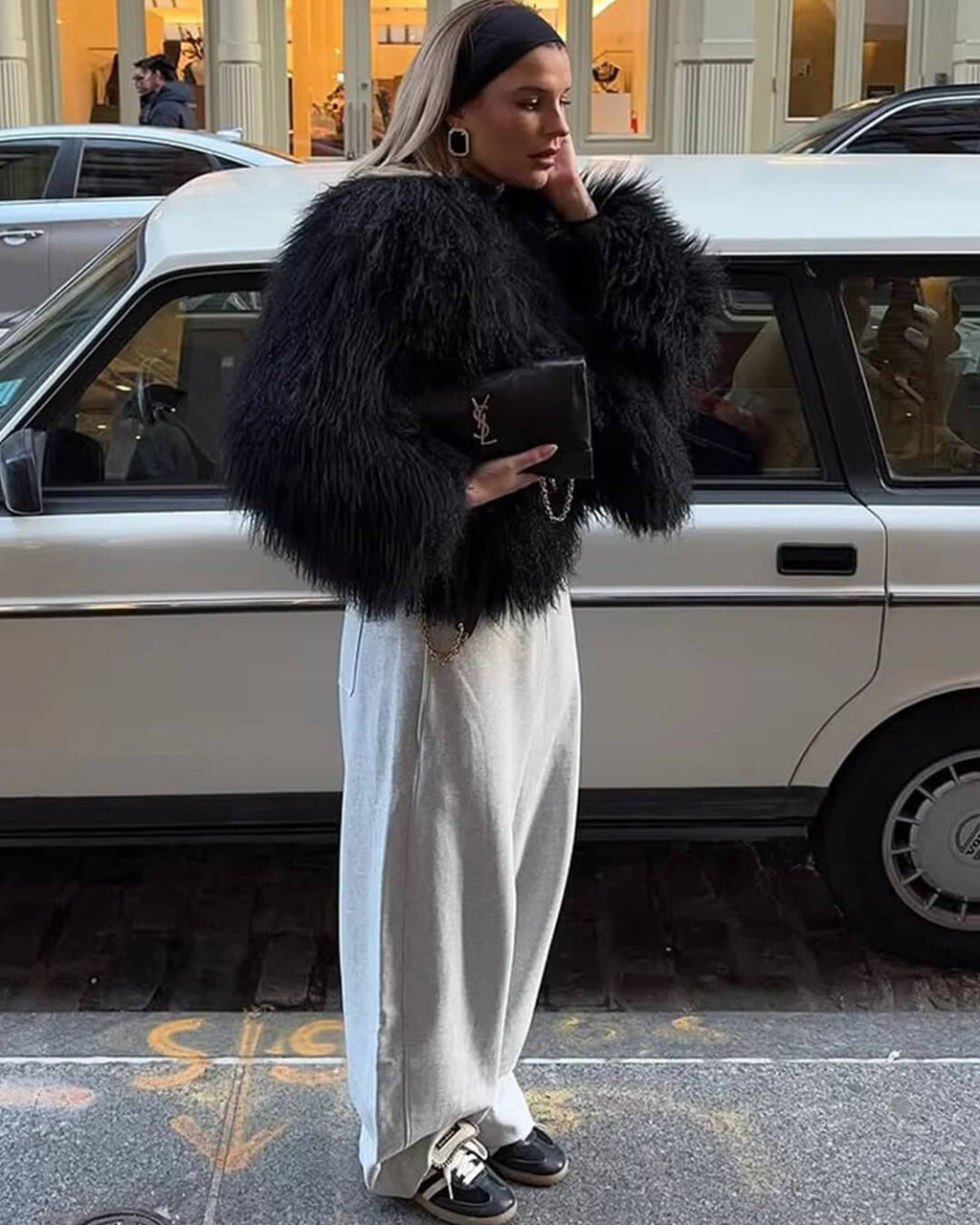 Reese Short Faux Fur Coat