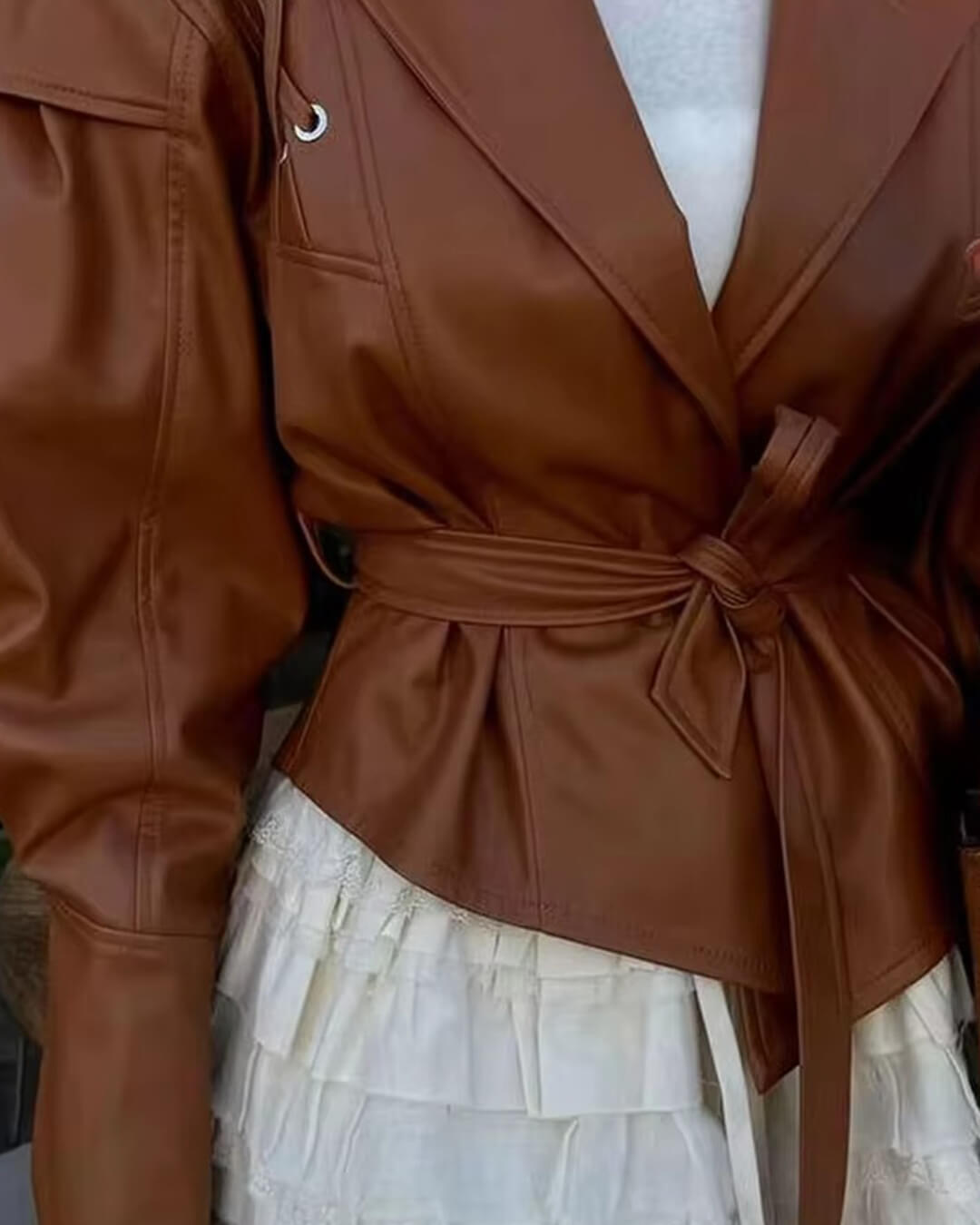 Zyra Biker Leather Jacket