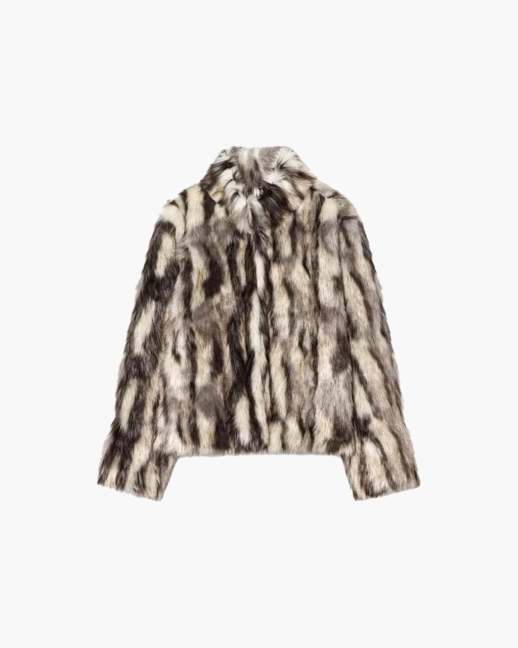 Josie Leopard Faux Fur Coat