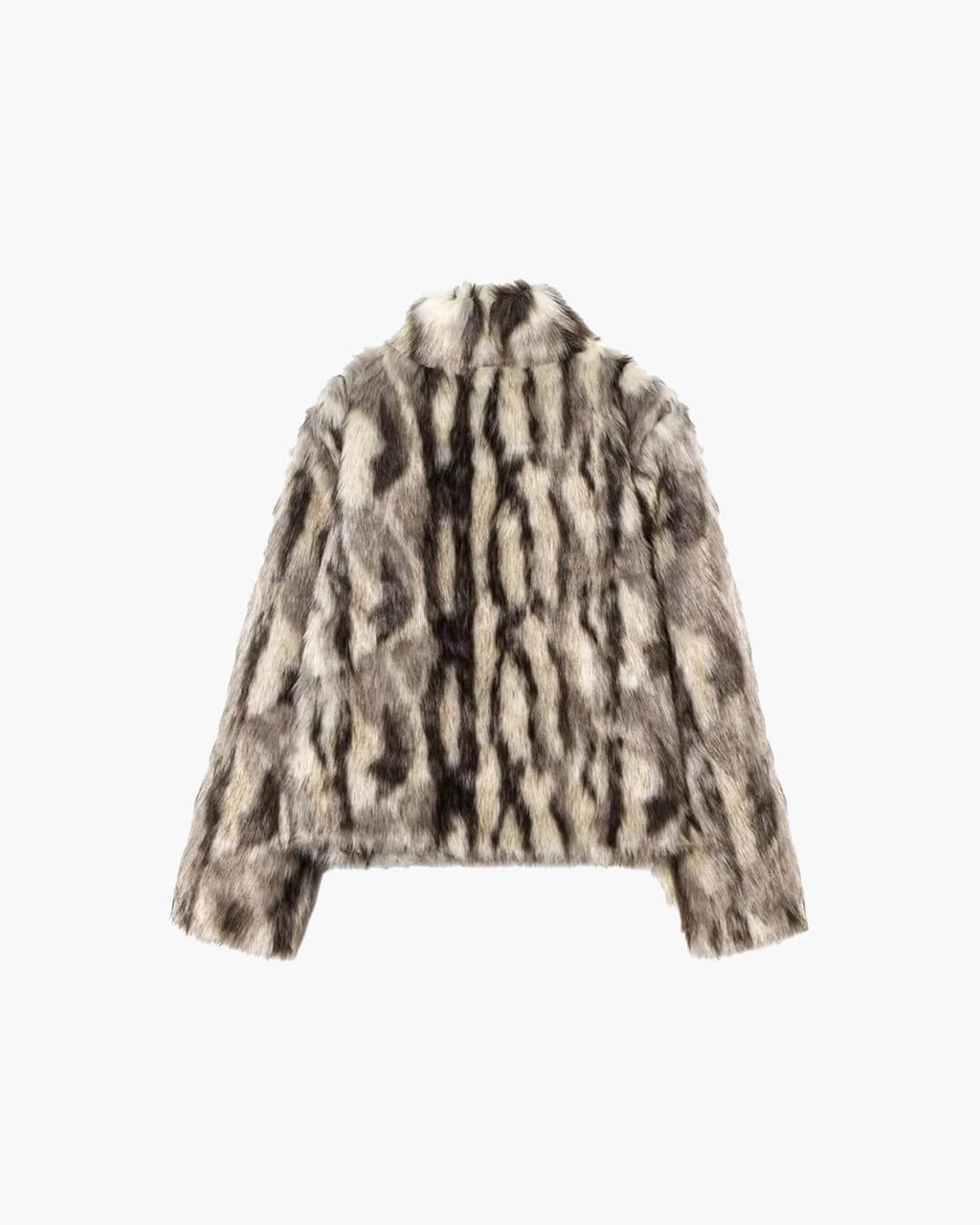 Josie Leopard Faux Fur Coat