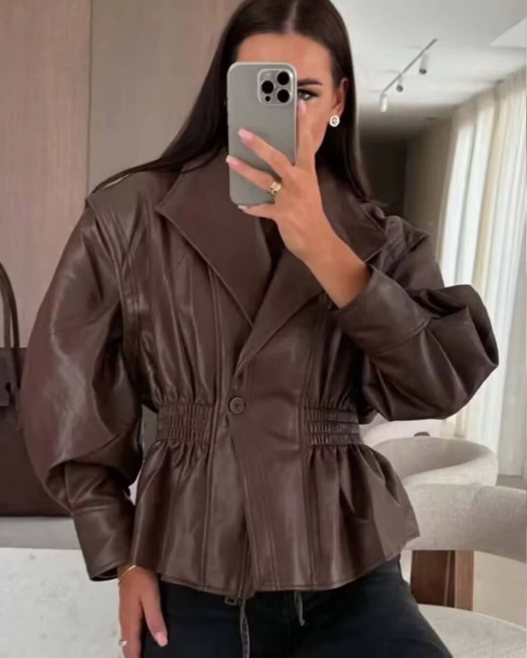 Stephanie Leather Jacket