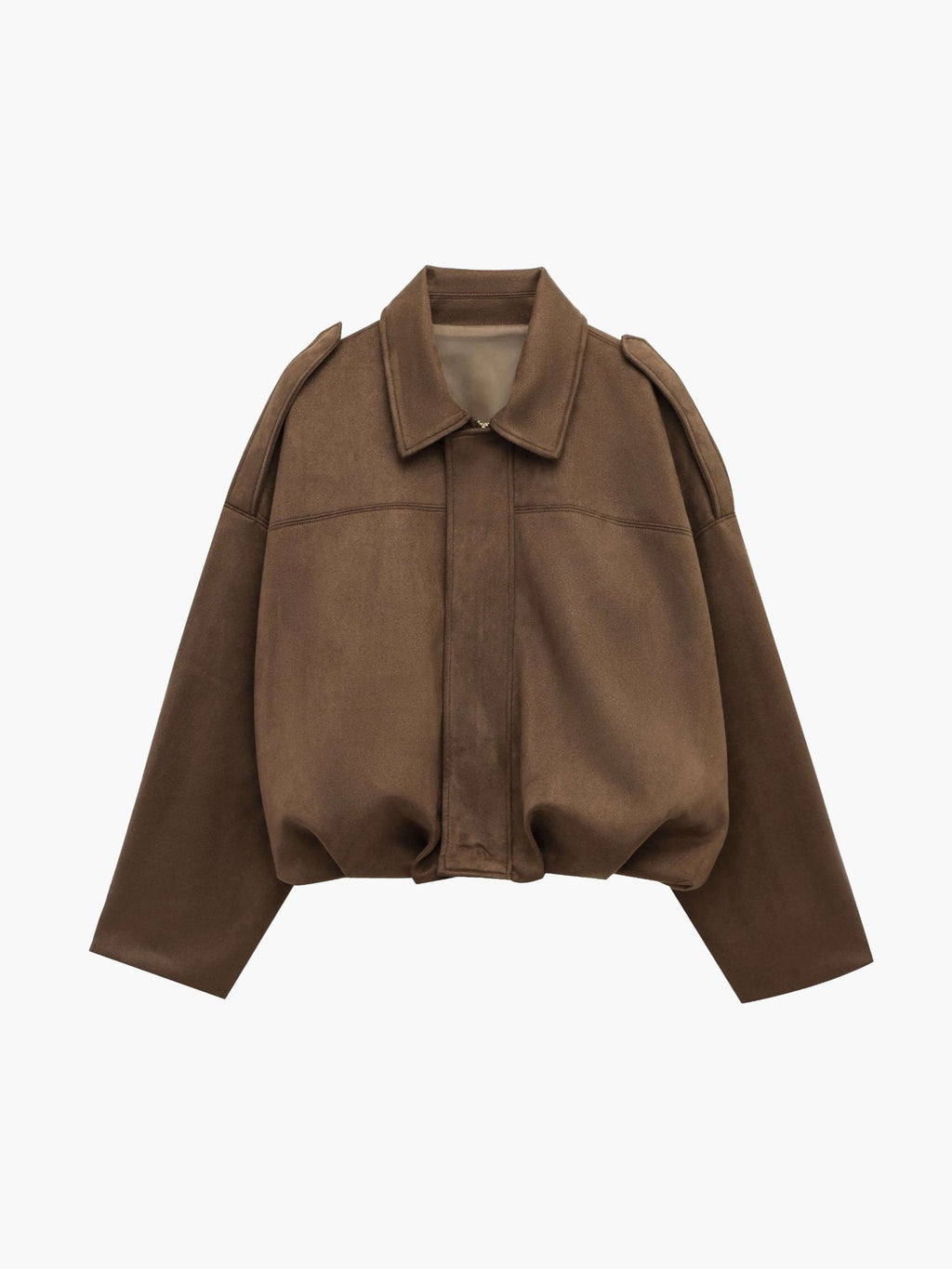 Lara Suede Bomber Jacket