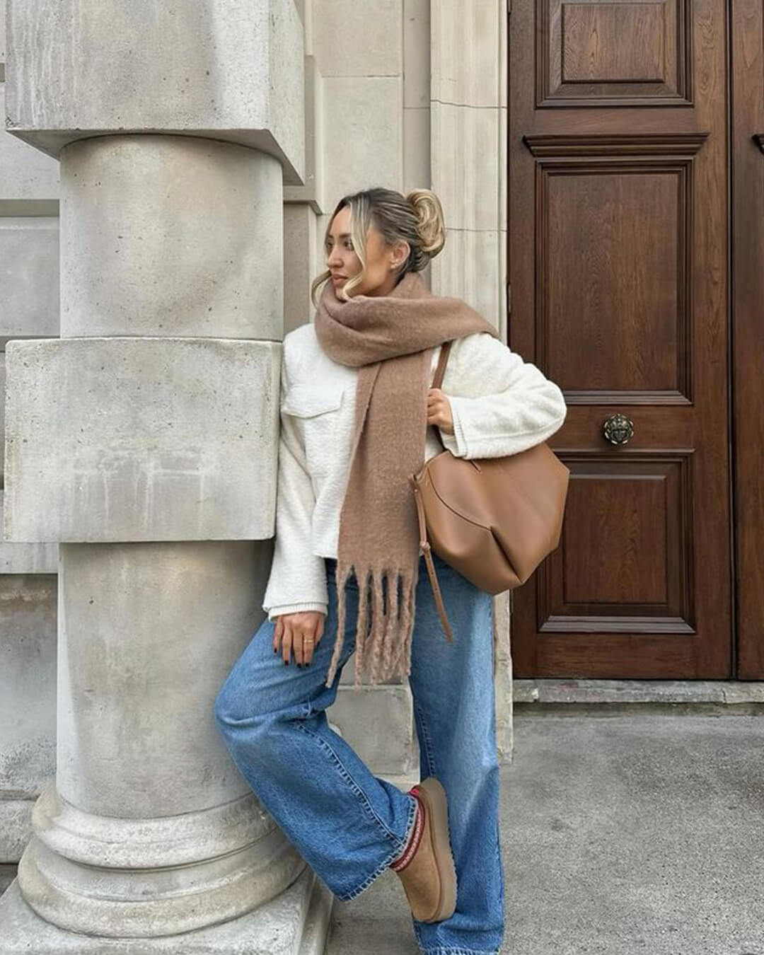 Tanya Tasseled Winter Scarf