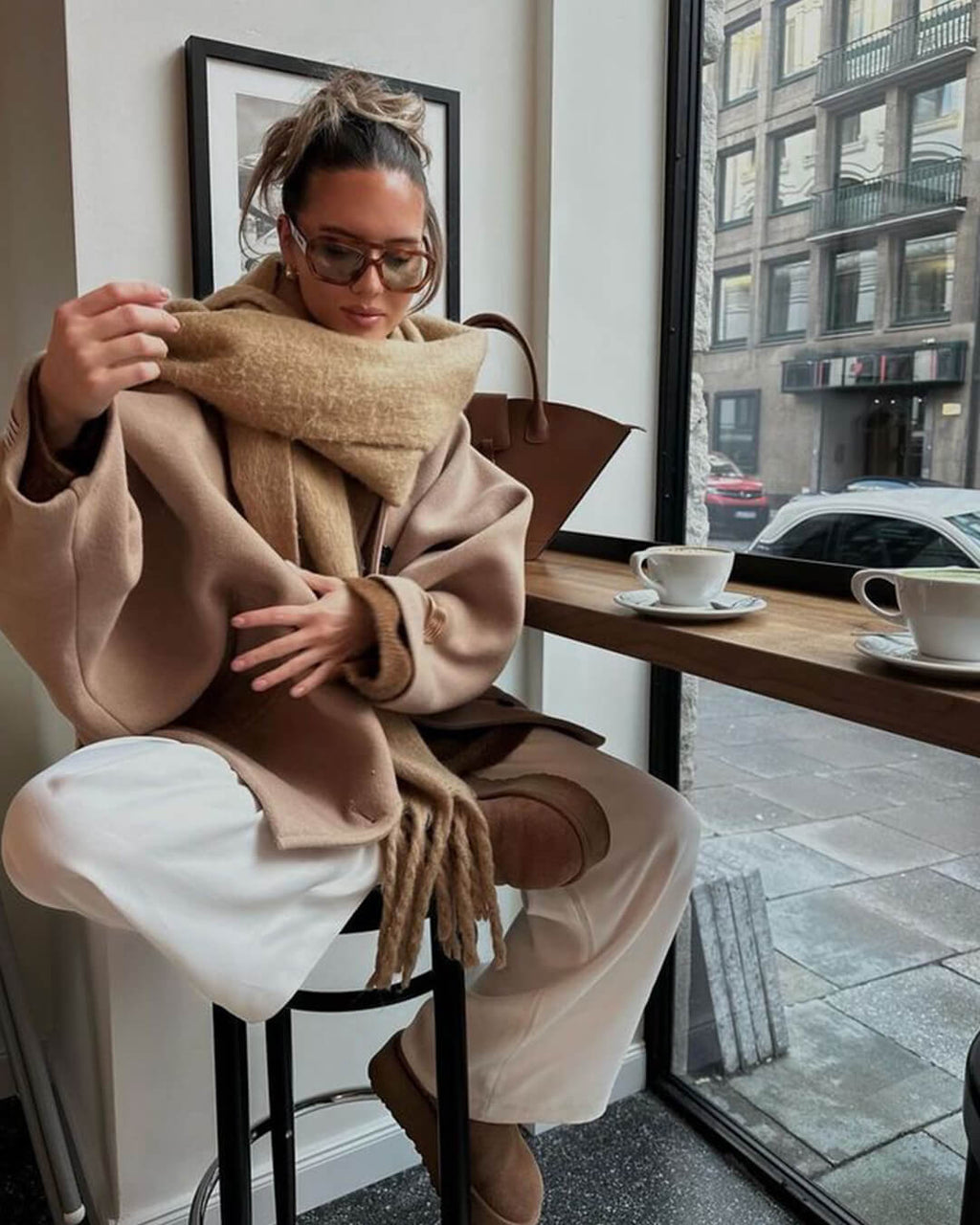 Tanya Tasseled Winter Scarf