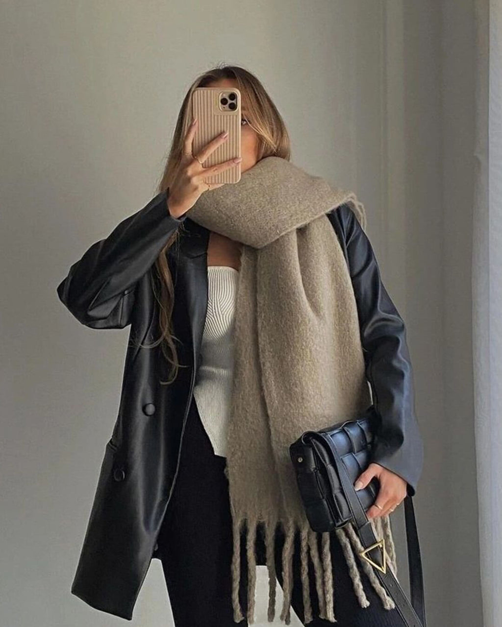 Tanya Tasseled Winter Scarf