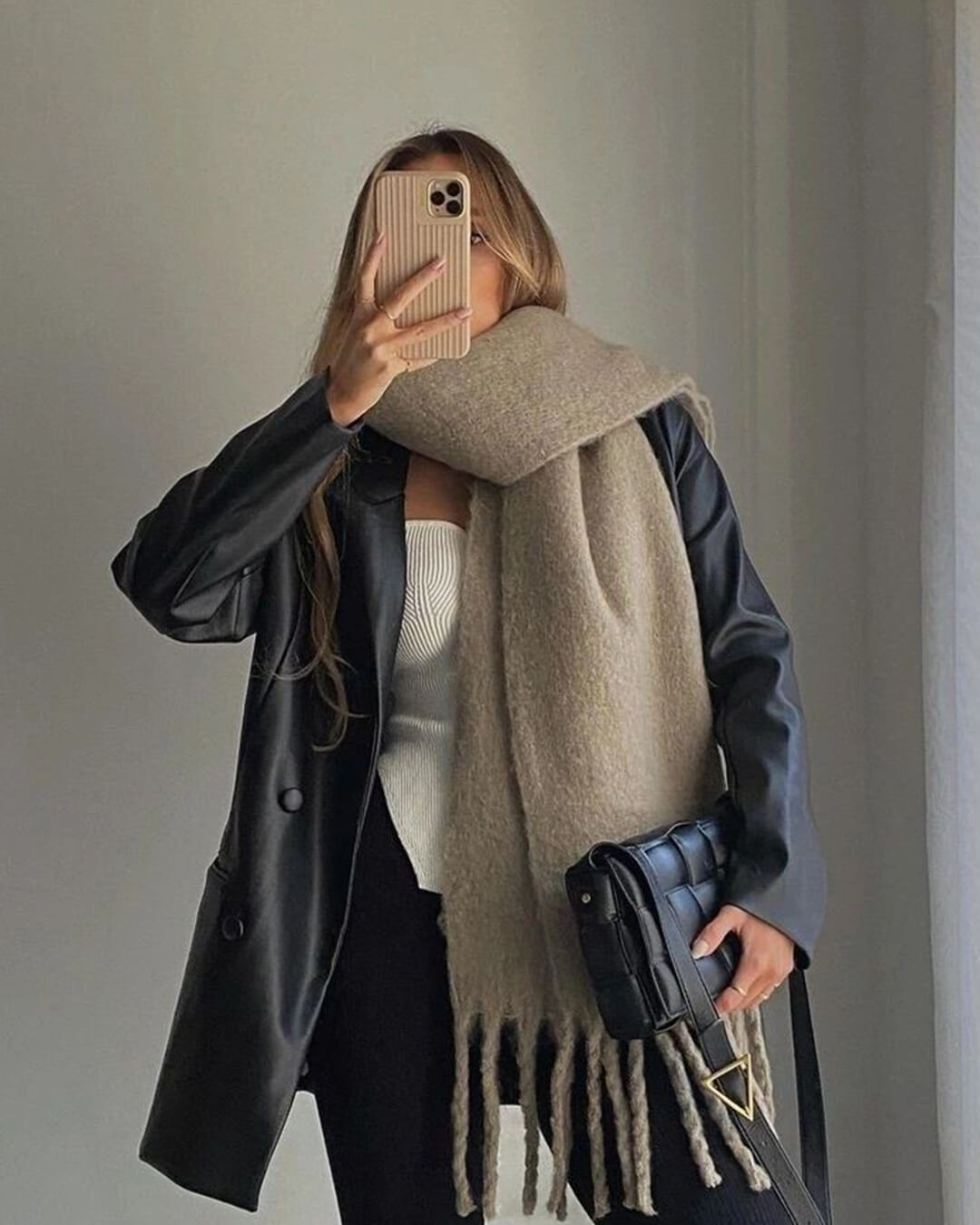 Tanya Tasseled Winter Scarf