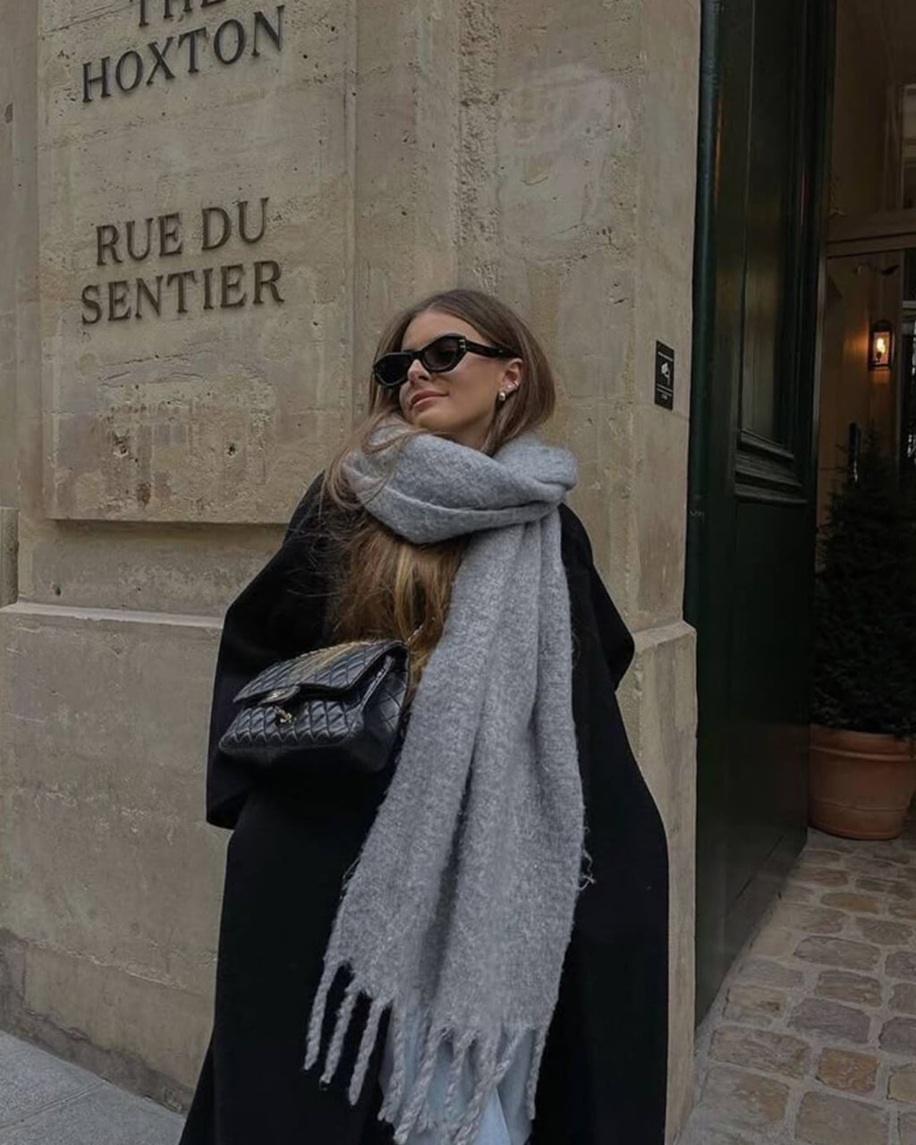 Tanya Tasseled Winter Scarf