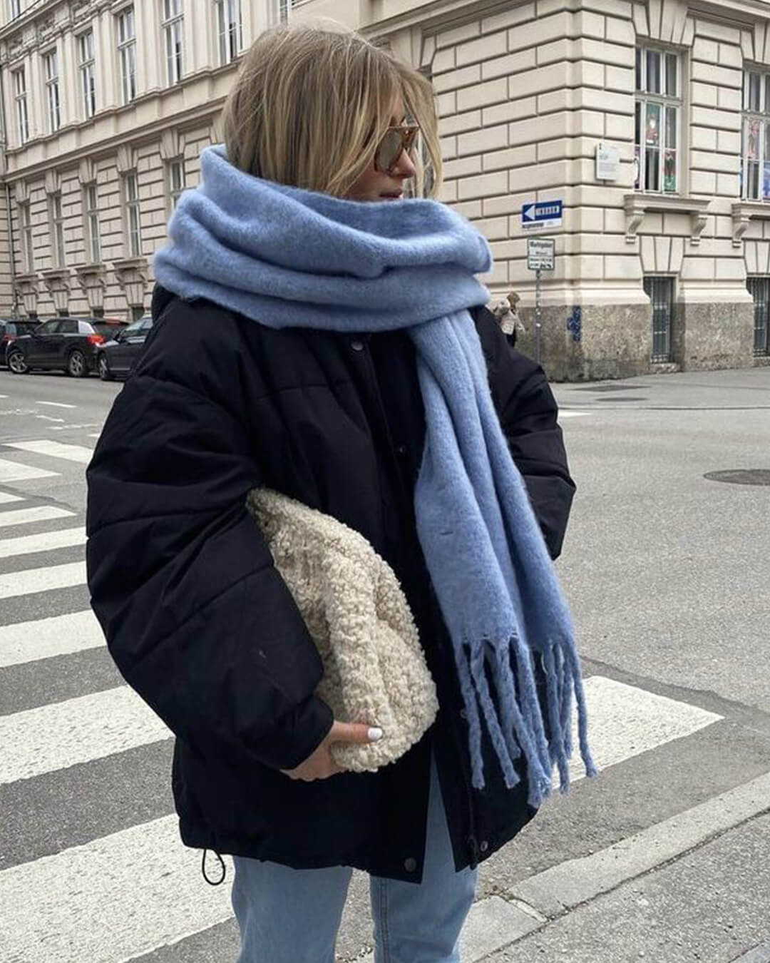 Tanya Tasseled Winter Scarf