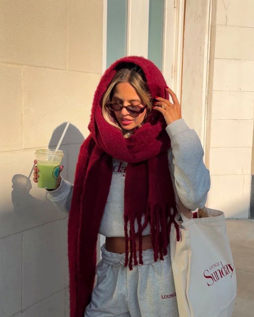 Tanya Tasseled Winter Scarf