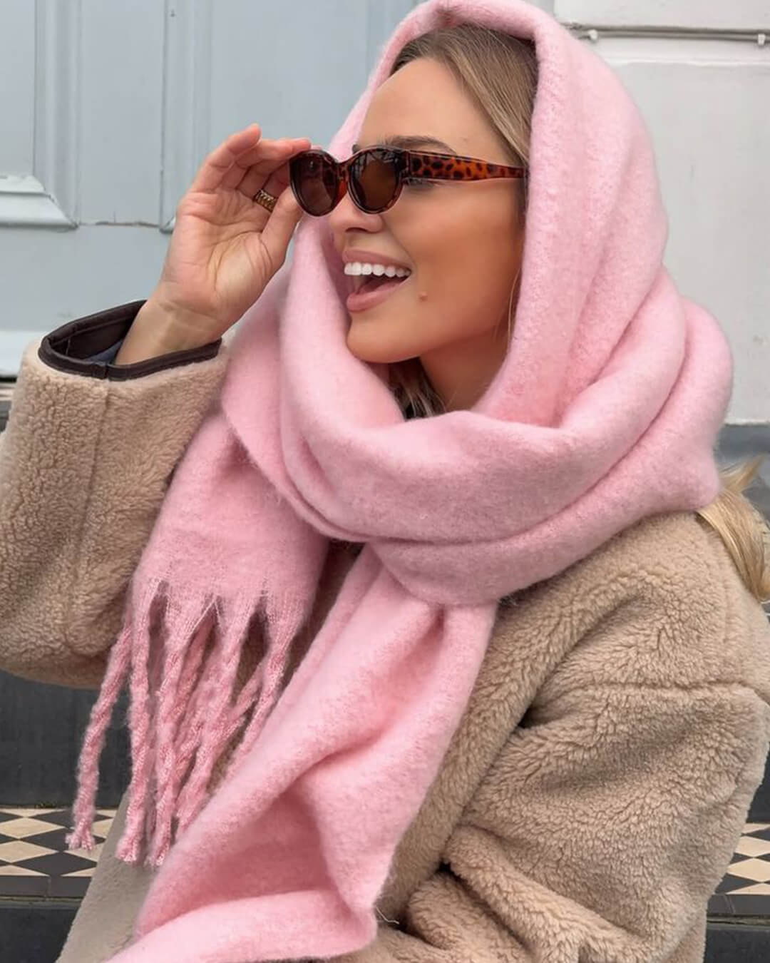 Tanya Tasseled Winter Scarf