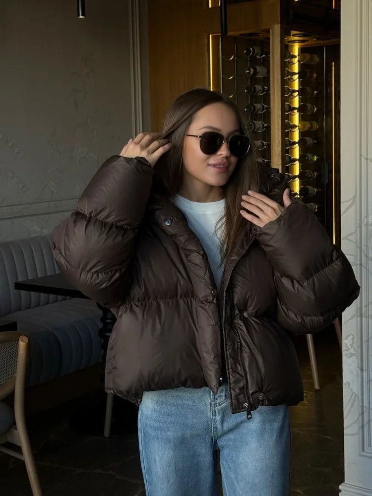 Gaia Short Hooded Puffer Jacket