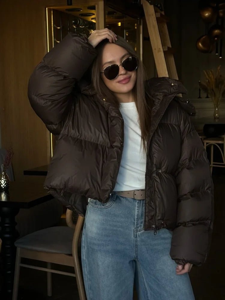 Gaia Short Hooded Puffer Jacket