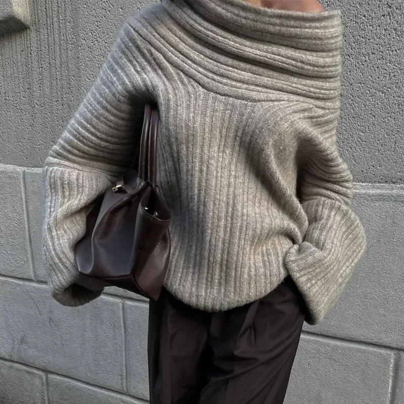 Maya Off-Shoulder Knit Sweater