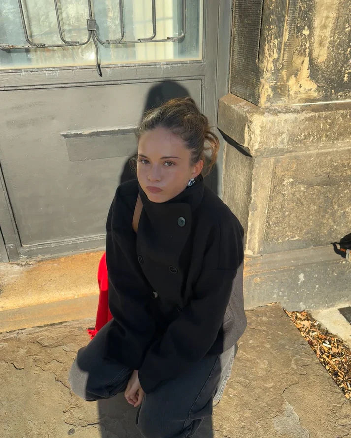 Clarissa Jacket with Stand Collar