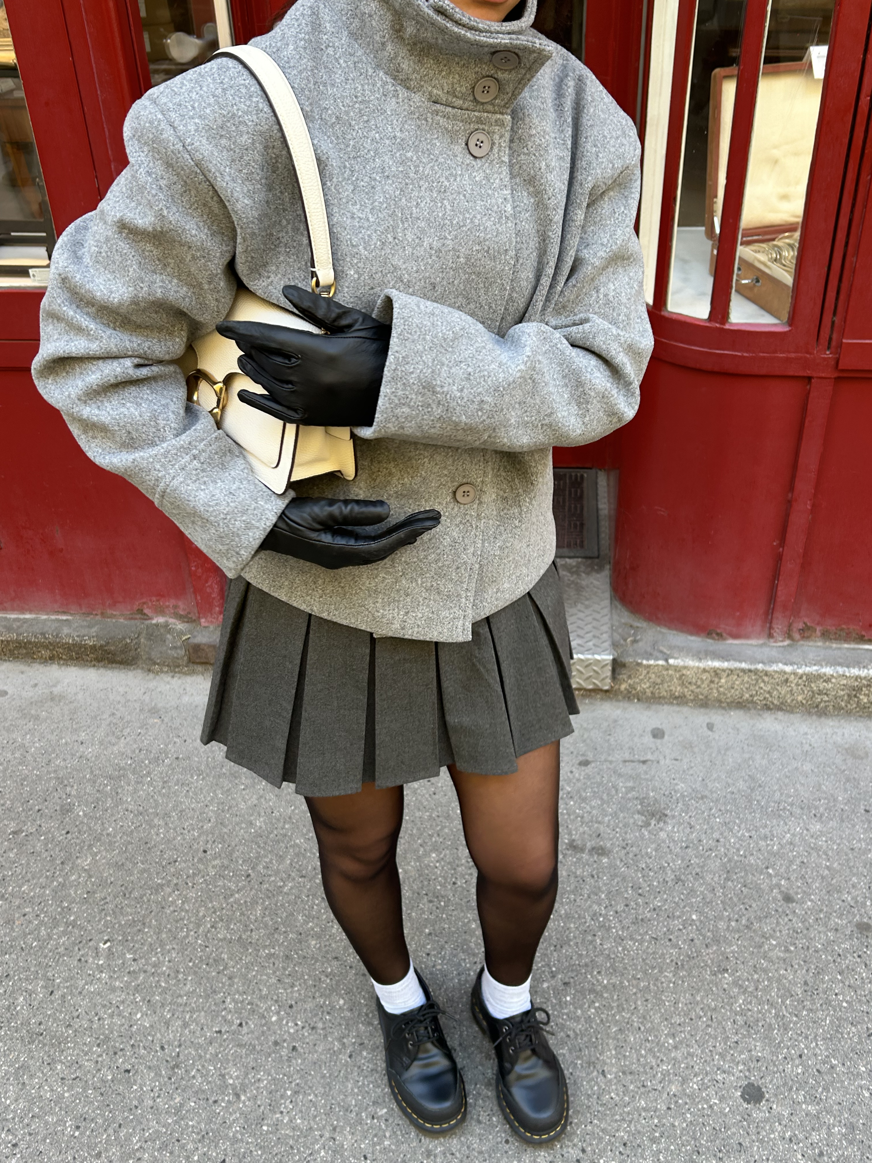 Elegant Jacket with Stand Collar