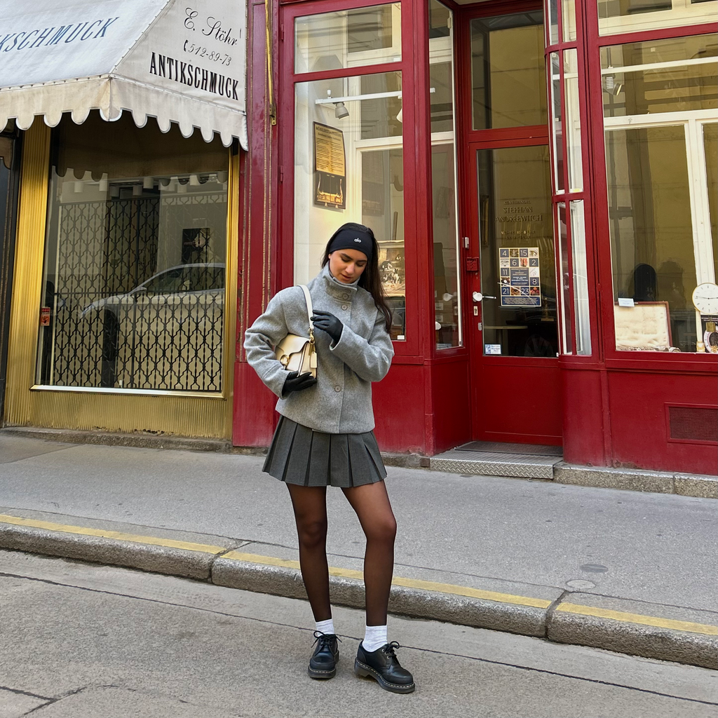 Elegant Jacket with Stand Collar