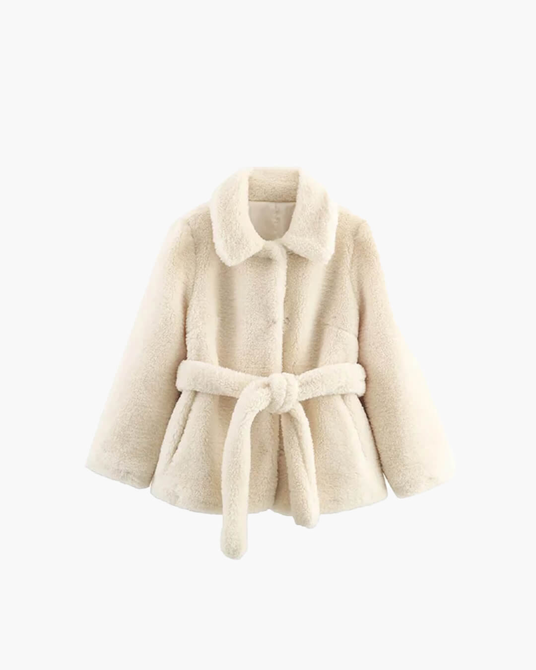 Isabelle Belted Faux Fur Coat