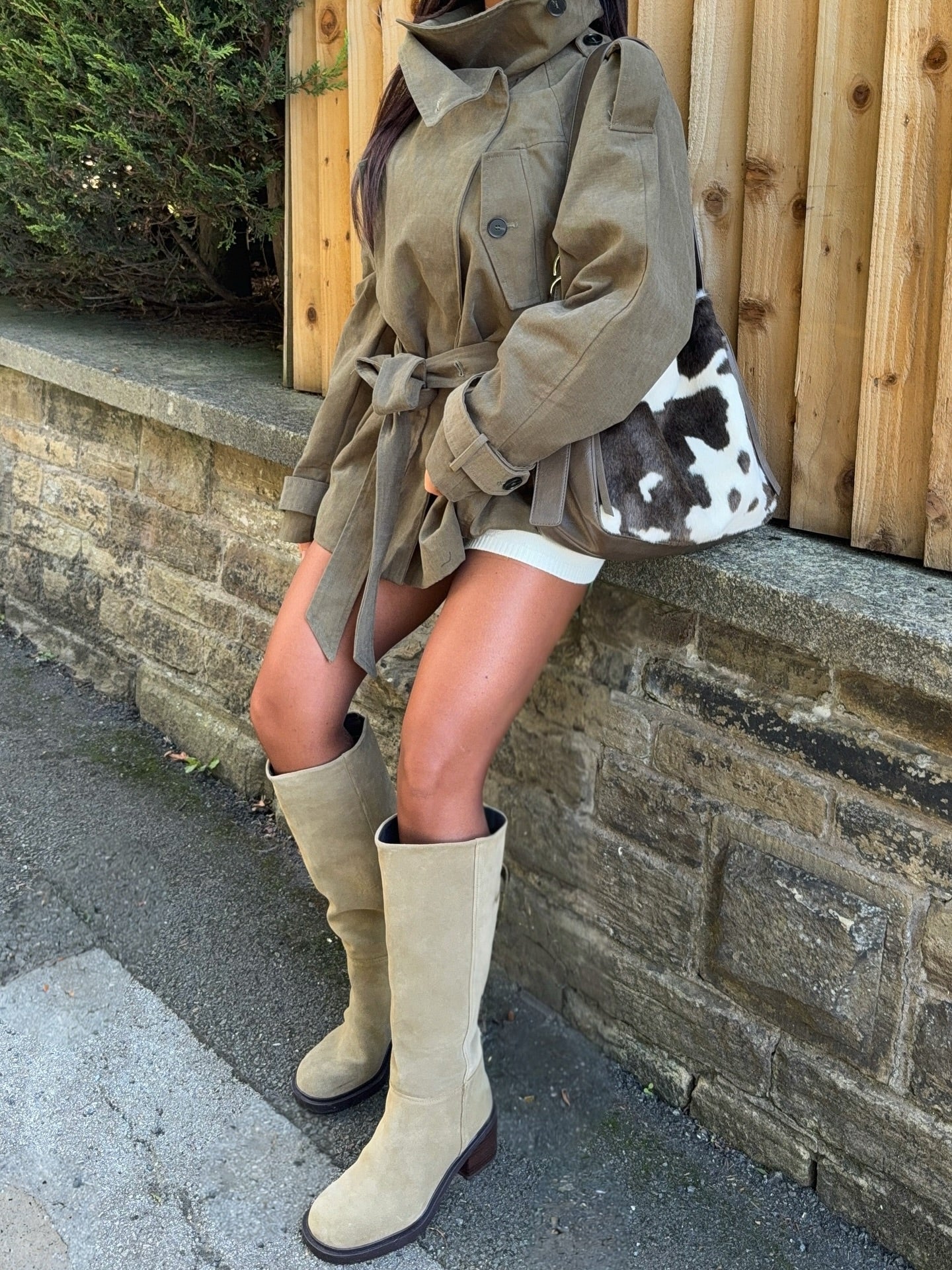 Kendra Belted Windbreaker Jacket