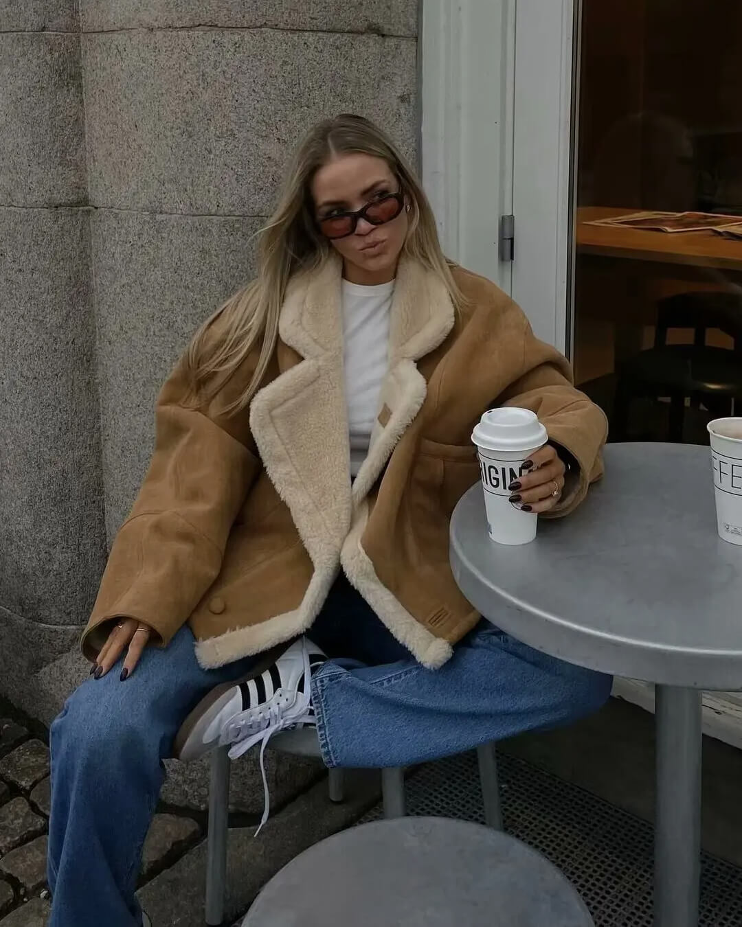 Leona Faux Leather Jacket