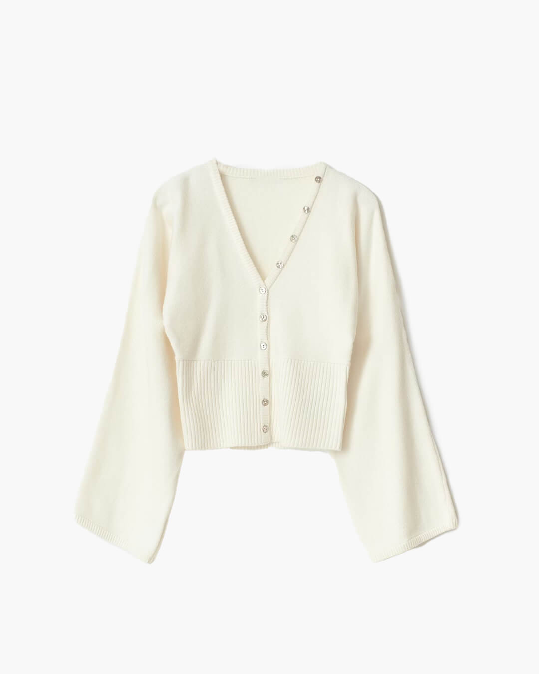 Luna Fitted Knit Button Cardigan
