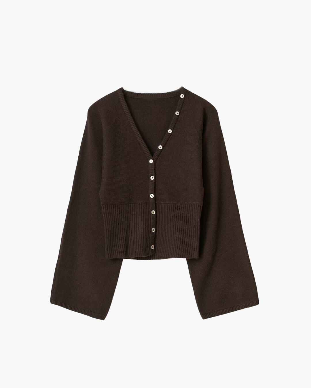 Luna Fitted Knit Button Cardigan