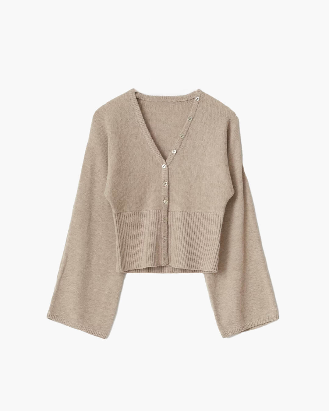 Luna Fitted Knit Button Cardigan