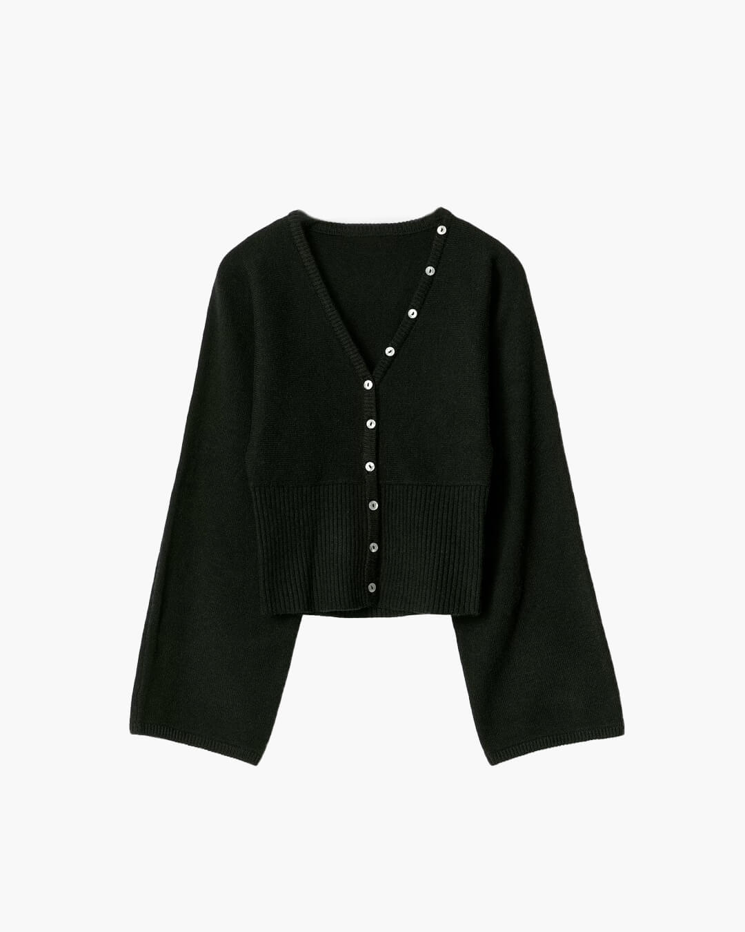 Luna Fitted Knit Button Cardigan