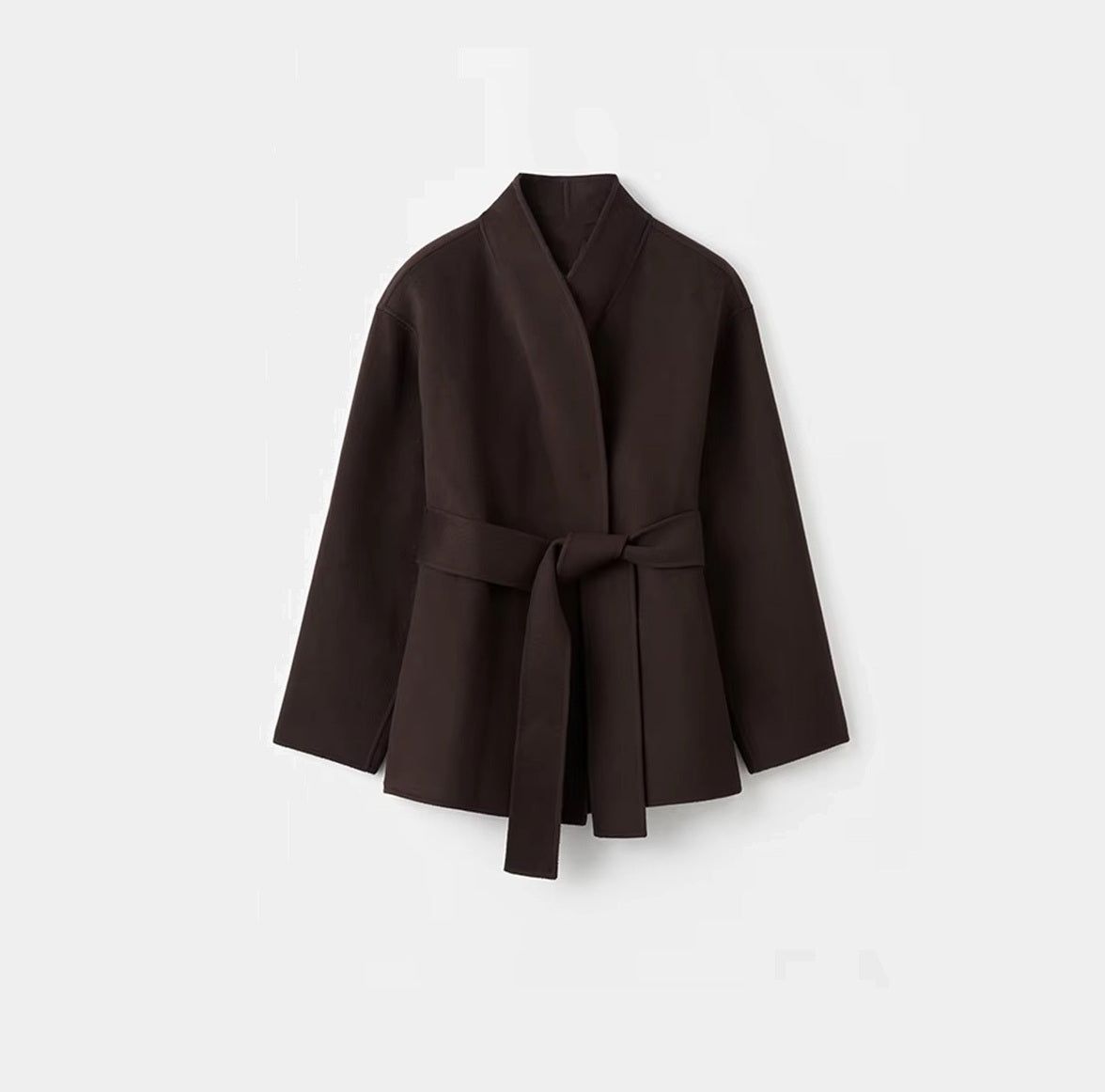 Monica Belted Oversized Wrap Coat